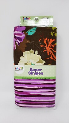 #ad Fabric Creations Super Singles 2 Yards 100% Cotton New $13.16