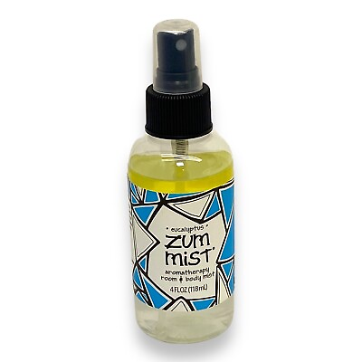 Amber Zum Body Mist Room Spray Eucalyptus 4oz NEW exotic natural organic $17.99
