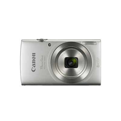 #ad Canon PowerShot ELPH 180 20MP Digital Camera Sliver 95% New $227.05