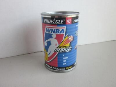 #ad 1997 Pinnacle Inside WNBA Basketball Factory Sealed Team Can 6 Cards Per Can $12.95