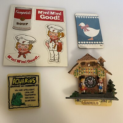 #ad Vintage Refrigerator Magnets Campbell’s Soup PLUS Some h29q $9.50