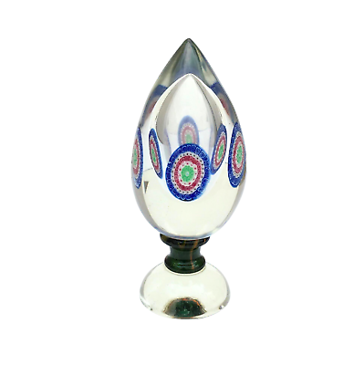 #ad 1960#x27;s 70#x27;s Italian Murano Millefiori Design Art Glass Sculpture $350.00