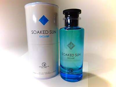 #ad Soaked Sun Exlcusif EDP Perfume By Grandeur 100 ML🥇Rich Niche Swim Fragrance🥇 $68.00