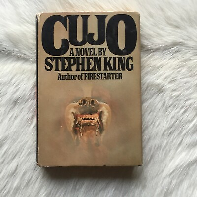 #ad STEPHEN KING Cujo Hardcover 1981 80s Vtg Stephen King Vtg Cujo Vtg Horror AU $166.66
