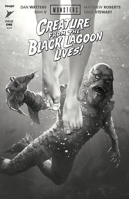 #ad UNIVERSAL MONSTERS CREATURE FROM THE BLACK LAGOON LIVES #1 1:25 NOW SHIPPING $19.99