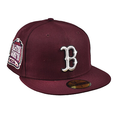 #ad New Era Boston Red Sox All Star Game 99 59Fifty Men#x27;s Fitted Hat Maroon $38.66