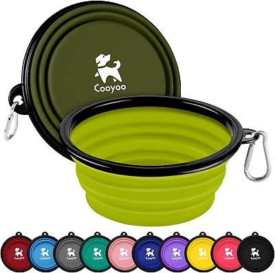 #ad Collapsible Dog Bowl2 Pack Collapsible Dog Water Bowls for Cats DogsPortable P $11.88
