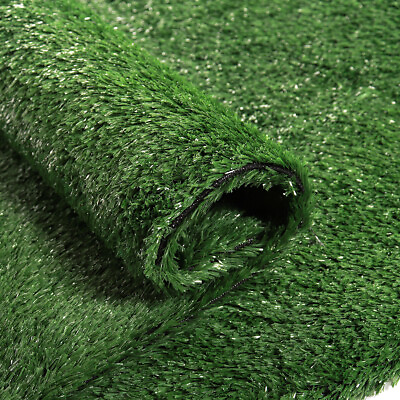 Artificial Grass Mat 6.6x16ft Fake Turf Synthetic Garden Landscape Lawn Carpet $65.13