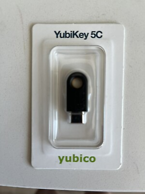 #ad Yubico YubiKey 5C USB C Security Key Device Black $26.00