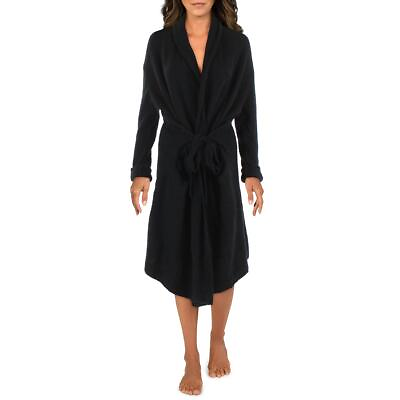 Halston Heritage Womens Black Merino Wool Yak Cozy Sweaterdress M BHFO 6246 $37.99