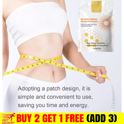 #ad Bee Venom Lymphatic Drainage and Slimming Patch for Women and Men Body Slim $2.49