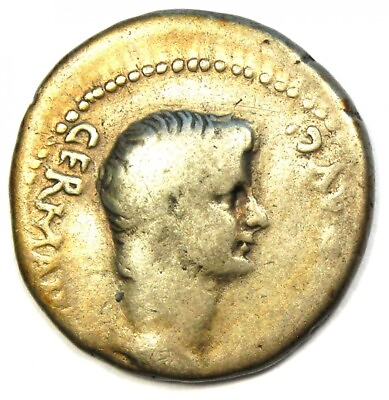 Gaius Caligula AR Drachm Cappadocia Caesarea Silver Coin 37 41 AD Good Fine $650.75