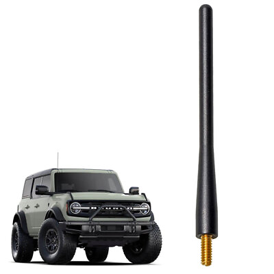 #ad 4 3 4 Inch Stubby Antenna Mast Radio Areial Replace For Ford Bronco 2021 2023 $9.99