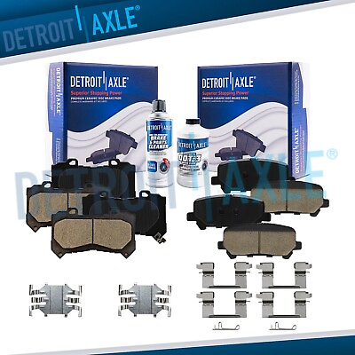 #ad 6pc Front amp; Rear Ceramic Brake Pads for 2015 2019 2020 Chevy Colorado GMC Canyon $52.10