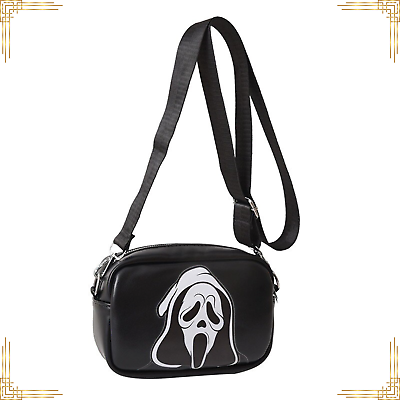 #ad WOMEN BAG Y2K Fashion Leather Trendy Goth Skull Luxury Black Shoulder Crossbody AU $48.40