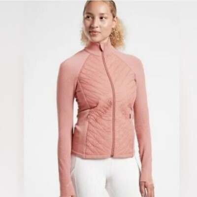 #ad ATHLETA Flurry Force Insulated Primaloft Jacket II Womens Palermo Pink Sz XS $35.00