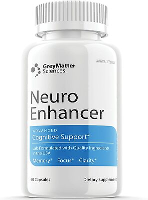 #ad Neuro Enhancer Pills Enhance Brain Booster Memory Supplements Smart Mood 60 Caps $27.95