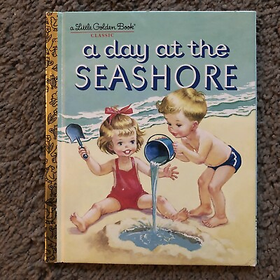 #ad Little Golden Book Ser.: A Day at the Seashore by Byron Jackson Kathryn Jackson $4.00