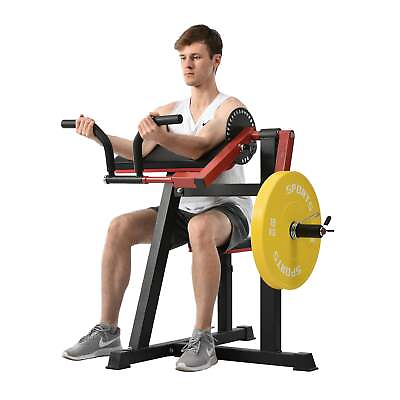 #ad Bicep Tricep Curl Machine with Adjustable Seat Extension Machine Home Gym $367.99