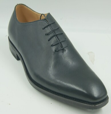 ESQ Men#x27;s Shoes Sz 45 12 M Black Leather Oxford Dress Shoes $319.99