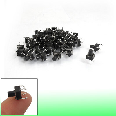 #ad 50 Pcs Tactile Push Button Switch Momentary Tact 4 Pin 6x6x8mm AU $12.64
