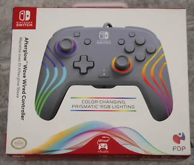 #ad PDP Afterglow Wave Color Changing Wired Controller for Nintendo Switch Nintendo $15.00