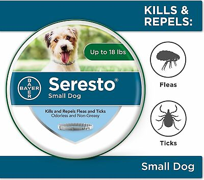 #ad New Seresto³ Flea Tick amp; Tick Collar for Small Dogs 8 Months Protection1 $18.99