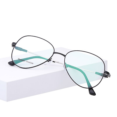 #ad Unisex Retro Full Rim Flexible Memory Titanium Alloy Eyeglasses Frame 54 17 140 $16.95