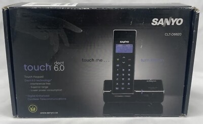 #ad NEW Sanyo Touch Dect 6.0 CLT D6620 Digital Cordless Digital Phone $26.95