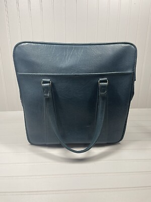 #ad Vtg Samsonite Luggage Weekender Hand Bag Royal Traveler Medalist Blue $59.00