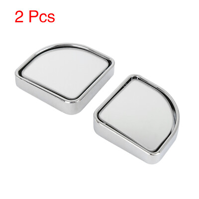 2pcs Car Blind Spot Mirrors Rearview Fan Shaped Convex Wide Angle Stick on $14.49