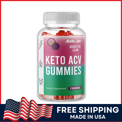 #ad Bio Detox Lean Keto ACV Gummies Apple Cider Vinegar Ketosis 1500mg 1 Pck 30 Pcs $19.72
