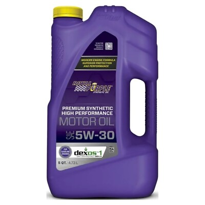 Royal Purple High Performance Motor Oil 5W 30 Premium Synthetic Motor Oil 5Qt $35.31