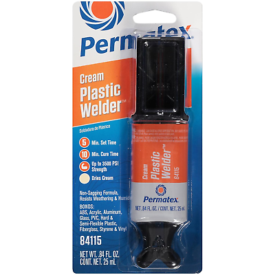 #ad Weather Resistant Black Plastic Welder Epoxy Repair Kit Adhesive Glue New $11.71