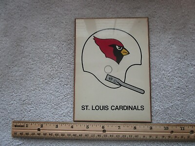 ST LOUIS CARDINALS Vintage NFL Football Wood Plaque Decoration 5x7 #ad $28.99