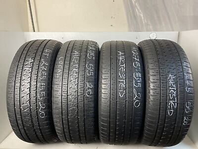 NO SHIPPING ONLY LOCAL PICK UP Set 4 Tires 275 55 20 Bridgestone Dueler Alenza $252.30