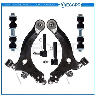 #ad 6PC Suspension Front Sway Bar Tie Rod End Kit For 1997 1999 Pontiac Trans Sport $71.46