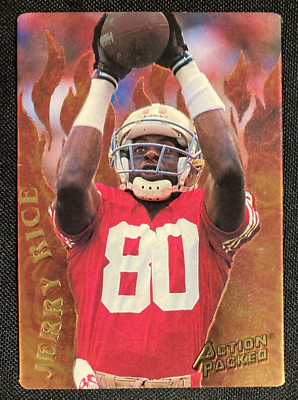 #ad 1994 Action Packed Football Insert Card R1 Jerry Rice CF $4.99