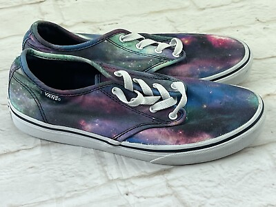 #ad VANS Galaxy Womens Missy Size 5.0 Cosmic Design Sneakers Shoes Lace Up $20.66