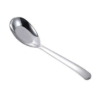 #ad Soup Spoon Food Grade Polishing Surface Kitchen Coffee Stirring Spoons Practical $7.43