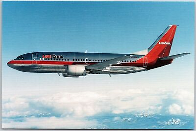 #ad Airplane USAir#x27;s New 737 300s Among Most Quiet and Efficient Jets Postcard $7.18