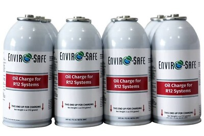 #ad Envirosafe Oil Charge for R12 Auto A C Refrigerant oil $71.00