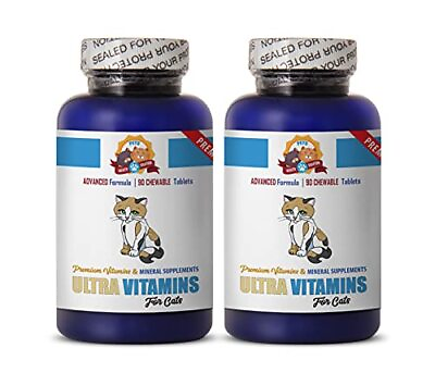 #ad Senior cat Treat Ultra CAT Vitamins Mineral Supplement Premium Chews ... $51.57
