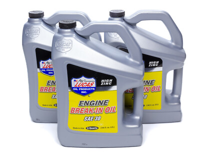 #ad #ad Lucas Motor Oil High Zinc Engine Break In SAE 30W Conventional 5 qt Set of 3 $109.95