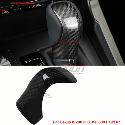 Carbon Console Gear Shift Knob Cover For Lexus IS200 300 350 500 F SPORT 2014 22 $26.99