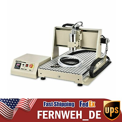 #ad 1500W 6040 USB CNC Router 4 Axis Milling Machine Engraver DIY Engraving Drilling $1139.05