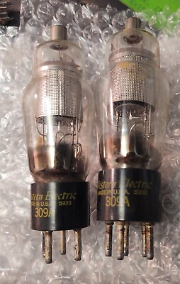 #ad Matching pair of Western Electric 309A tube small punch #2 $350.00