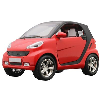 #ad #ad Red 1:32 Model Car Metal Diecast Toy Vehicle Kids Sound Light For Smart ForTwo A $22.65