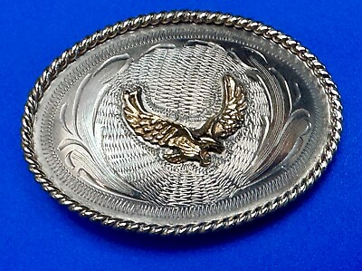#ad Quality Flying Hunting Patriotic Majestic American Eagle western belt buckle $45.00