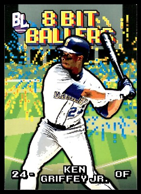 #ad 2023 Big League 8 Bit Ballers Ken Griffey Jr. Seattle Mariners #8B 20 $1.25